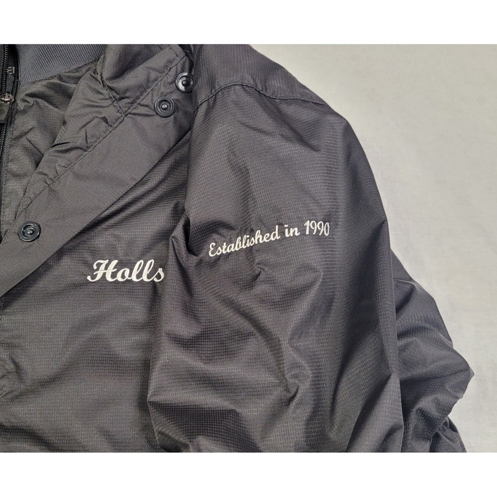 North End Quarter Zip Pullover Long Sleeve Black Windbreaker Jacket Men's Size S - Picture 3 of 9